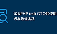 掌握PHP trait DTO的使用技巧与最佳实践
