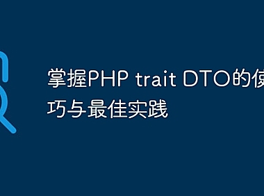 掌握PHP trait DTO的使用技巧与最佳实践