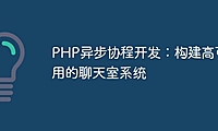 PHP异步协程开发：构建高可用的聊天室系统