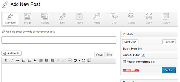 WordPress 3.6 Beta：发现最新更新