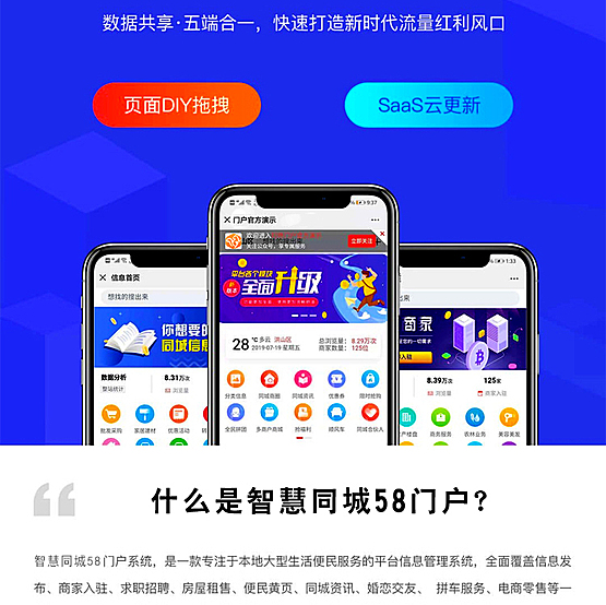 本地同城信息分类小程序系统-独立部署