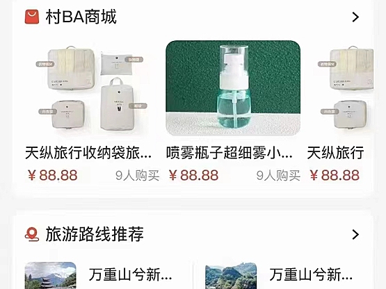 【正版商城】“村BA”小程序商城系统