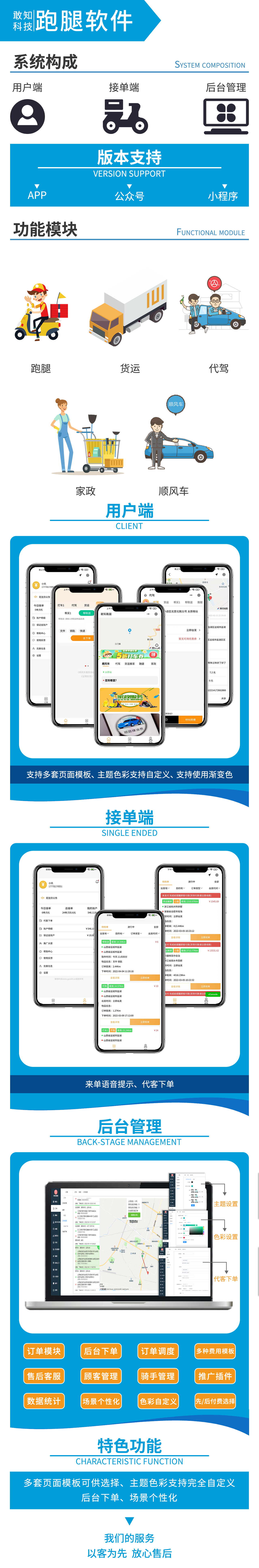 敢知跑腿顺风车代驾正版系统出售插图1