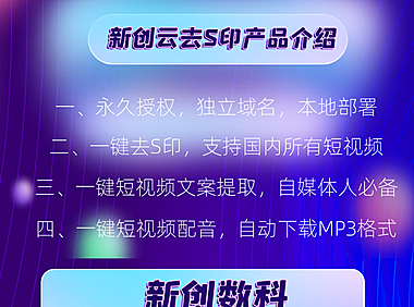 新创数科|新创云去水印