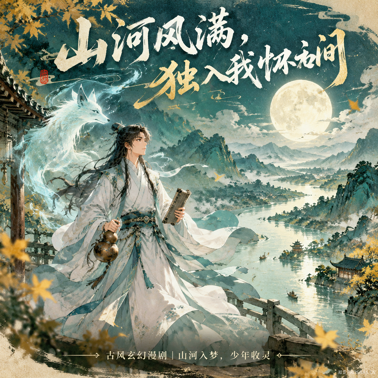 《山河风满，独入我怀袖间》