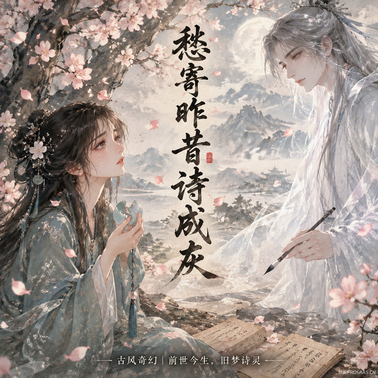 《愁寄昨昔诗成灰》